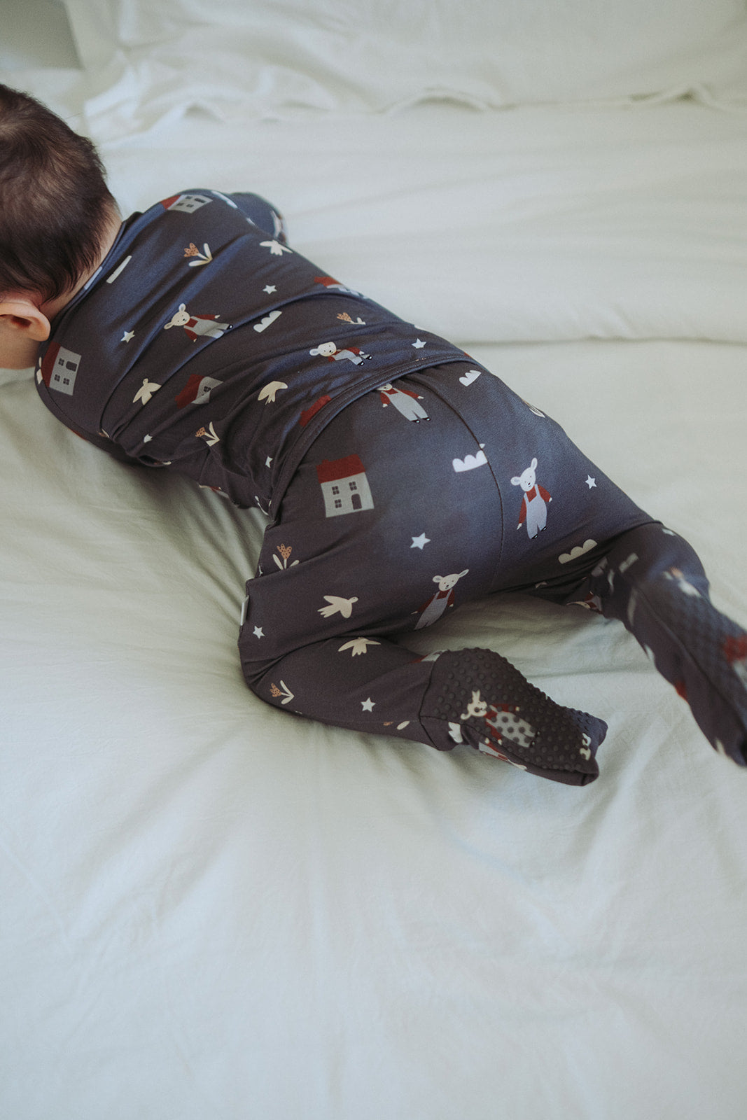 Terra Duck Bamboo Peek-a-Boo Baby Sleeper Footie