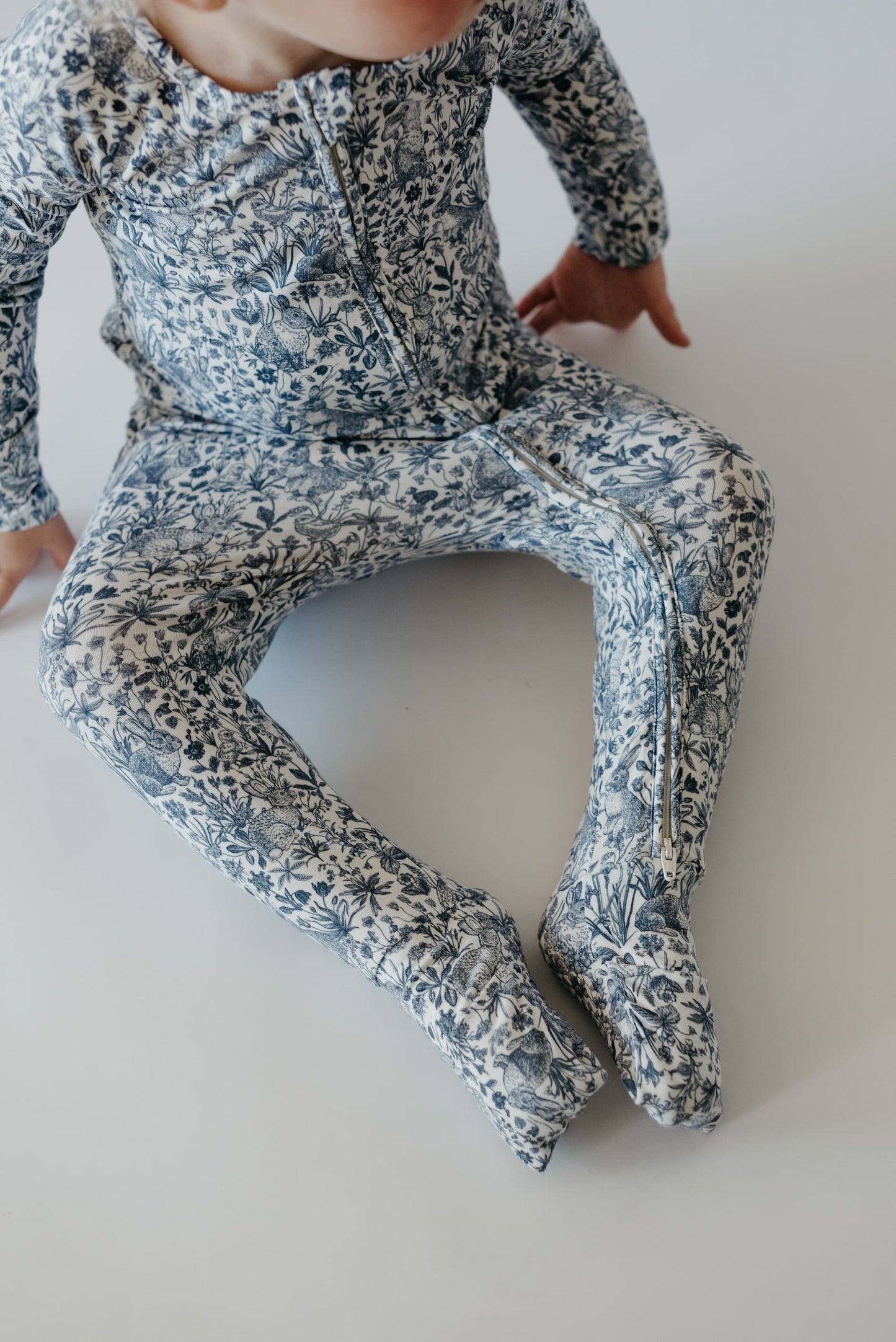 baby wearing Easter baby pajamas spring sleepwear