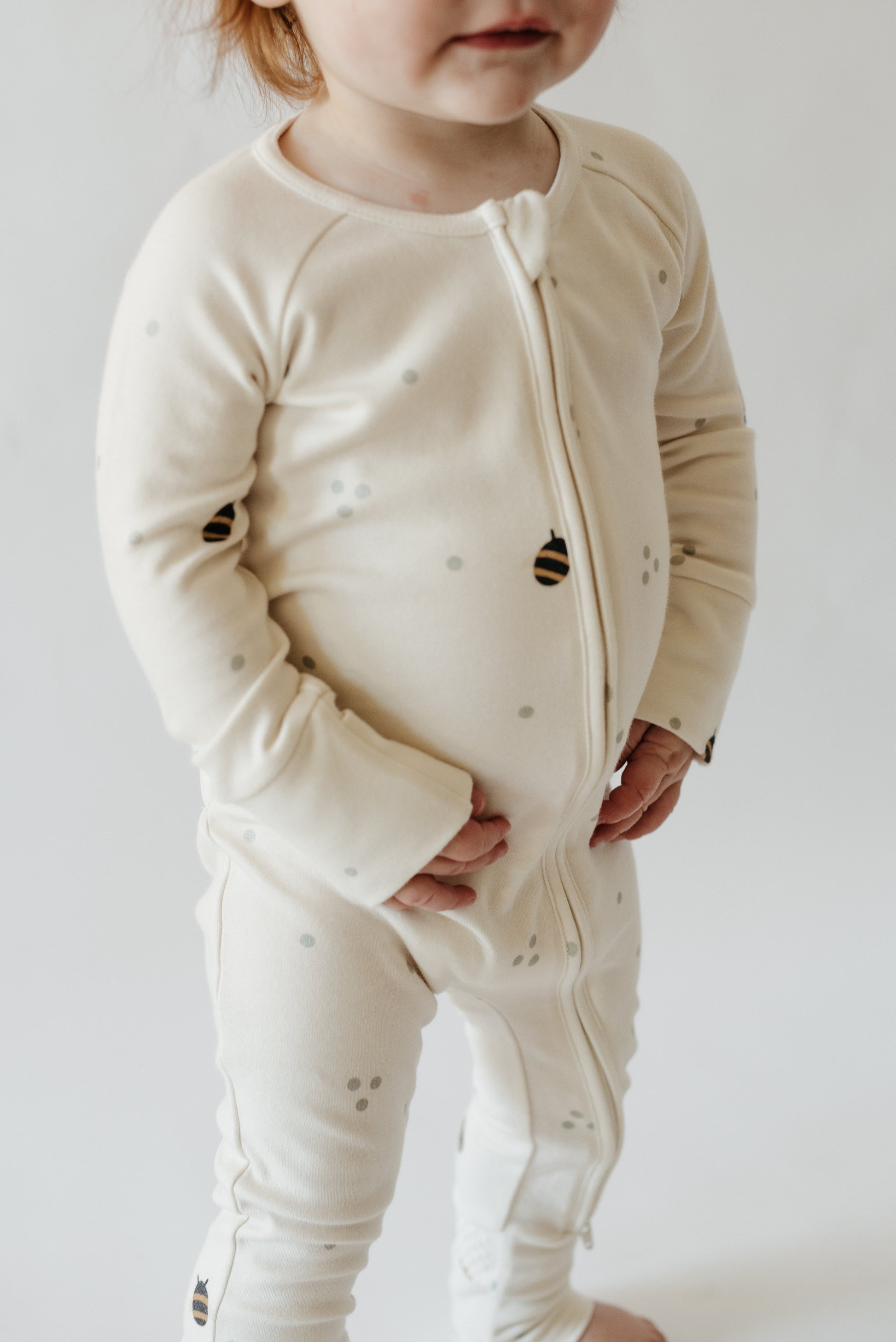 Honey Bees Cotton Baby Sleeper LURE by Lina