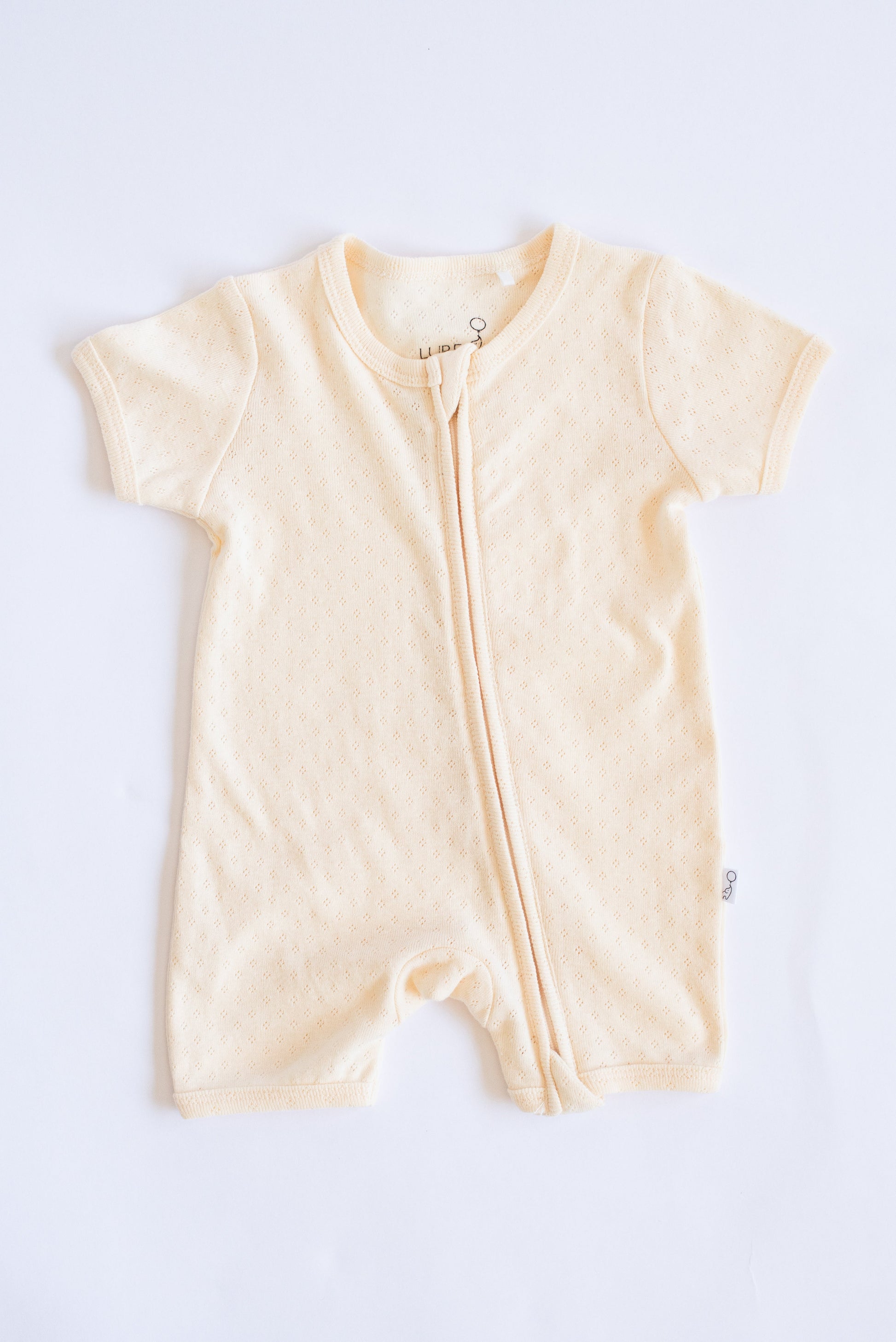 Roper Pointelle Baby Romper LURE by Lina