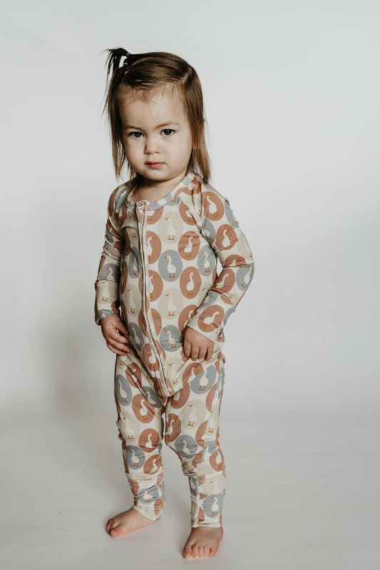 Little Geese Collection – Goose Print Baby Sleepwear LURE