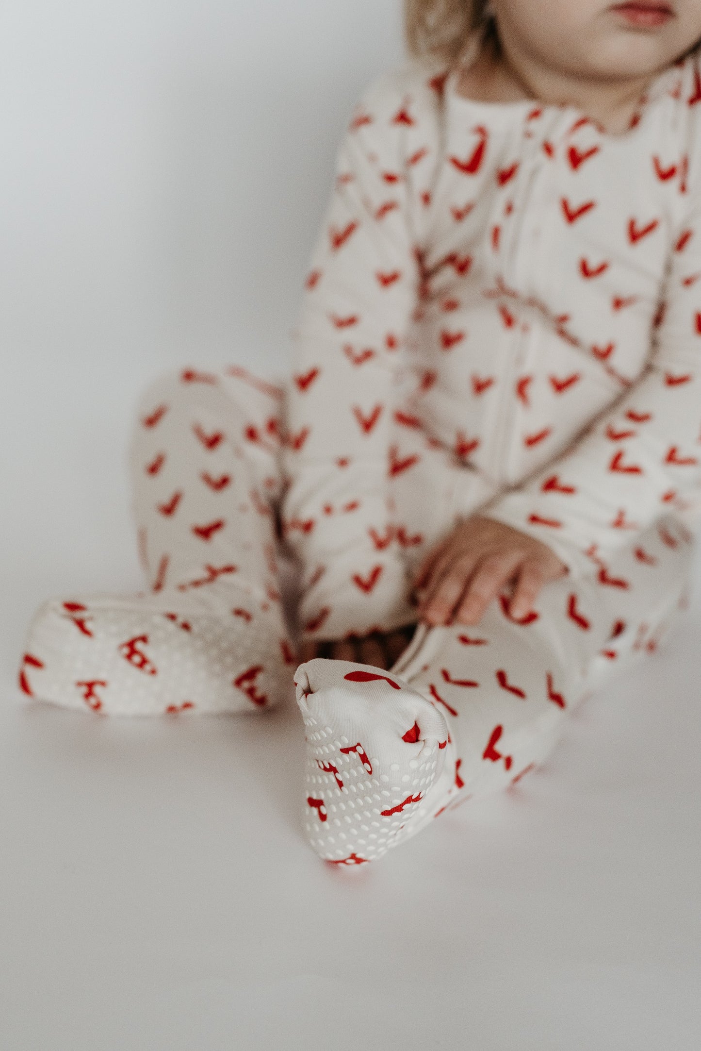 Heart Confetti Heart Print Baby Sleepwear , Valentine LURE