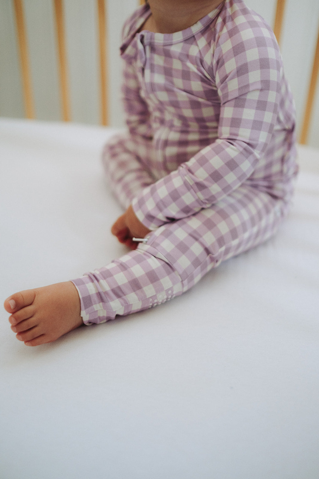 lavender gingham