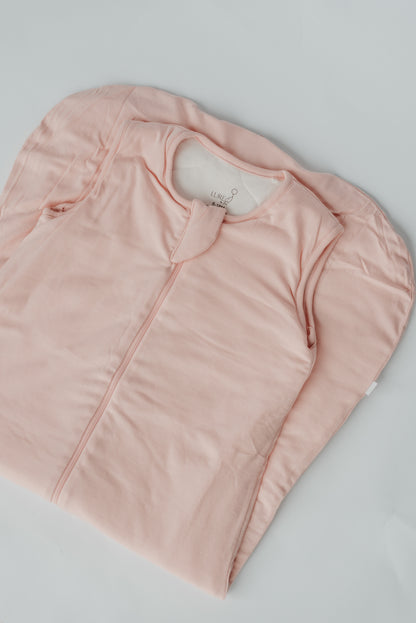 LURE by Lina Sleep Bag in Pink Paradise — luxuriously soft bamboo baby sleep sack with double zipper and 1.0 TOG warmth for all seasons